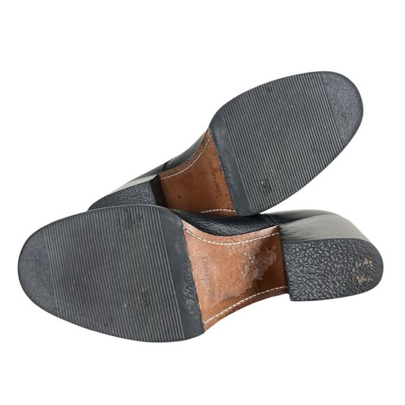 Rachel Comey Ibex Leather Lace-Up Booties Black Ankle Boots Size 9 - Picture 9 of 11